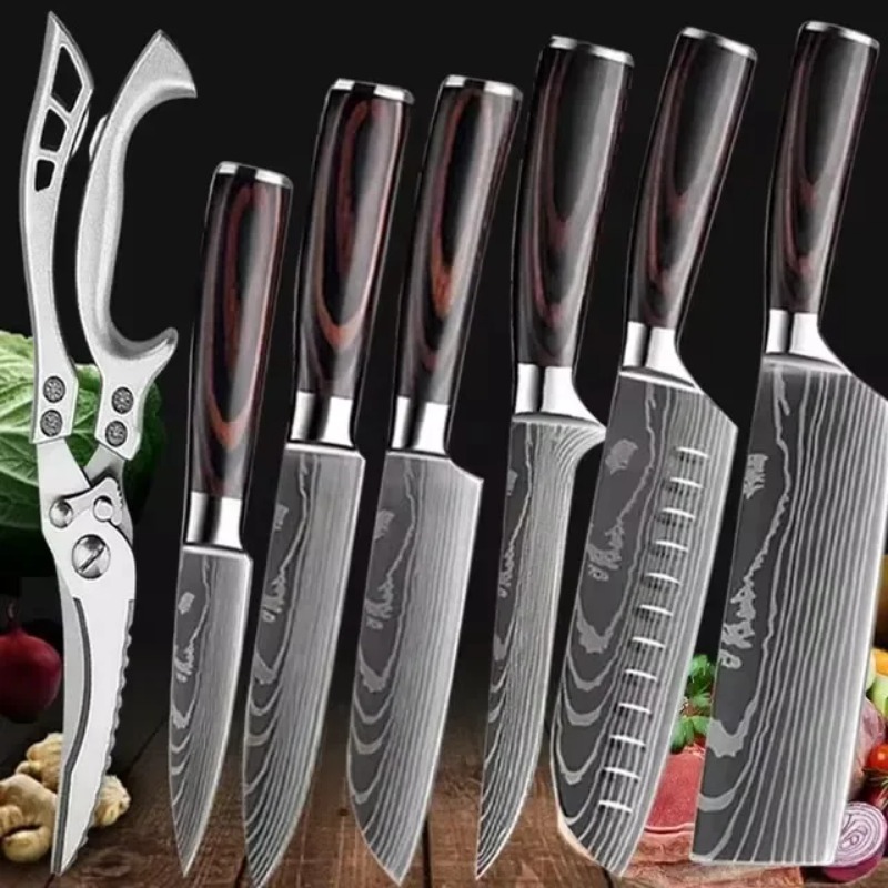 Drawknife Blade - Cozinha japonesa de chef 7cr17, aço