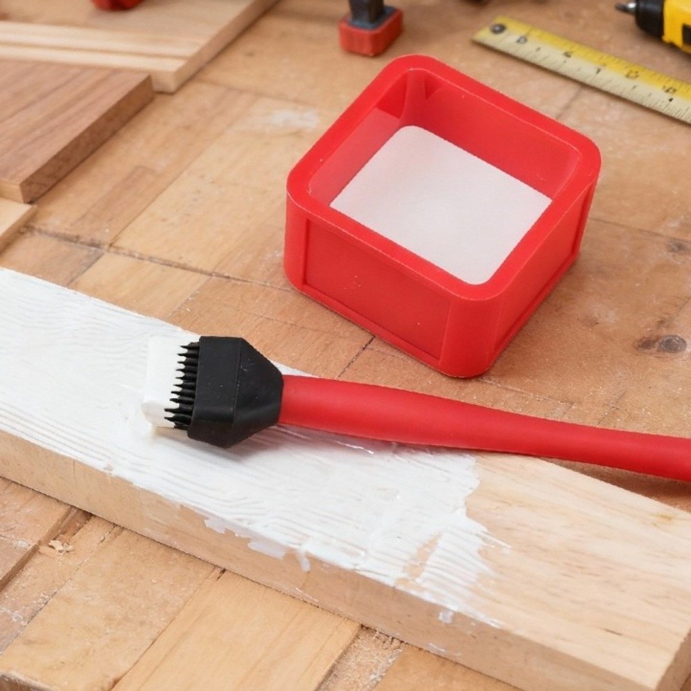 Woodworking Glue - Pincel de silicone com tampa selável,