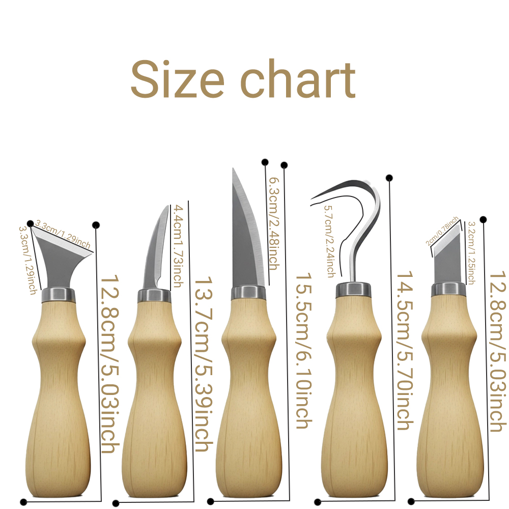 Conjunto de 5 Ferramentas para - Wood Chisel Set avaliação e preço
