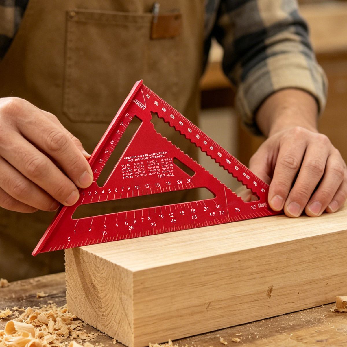 Régua Triangular de Alta Preci - Woodworking Workshop avaliação e preço