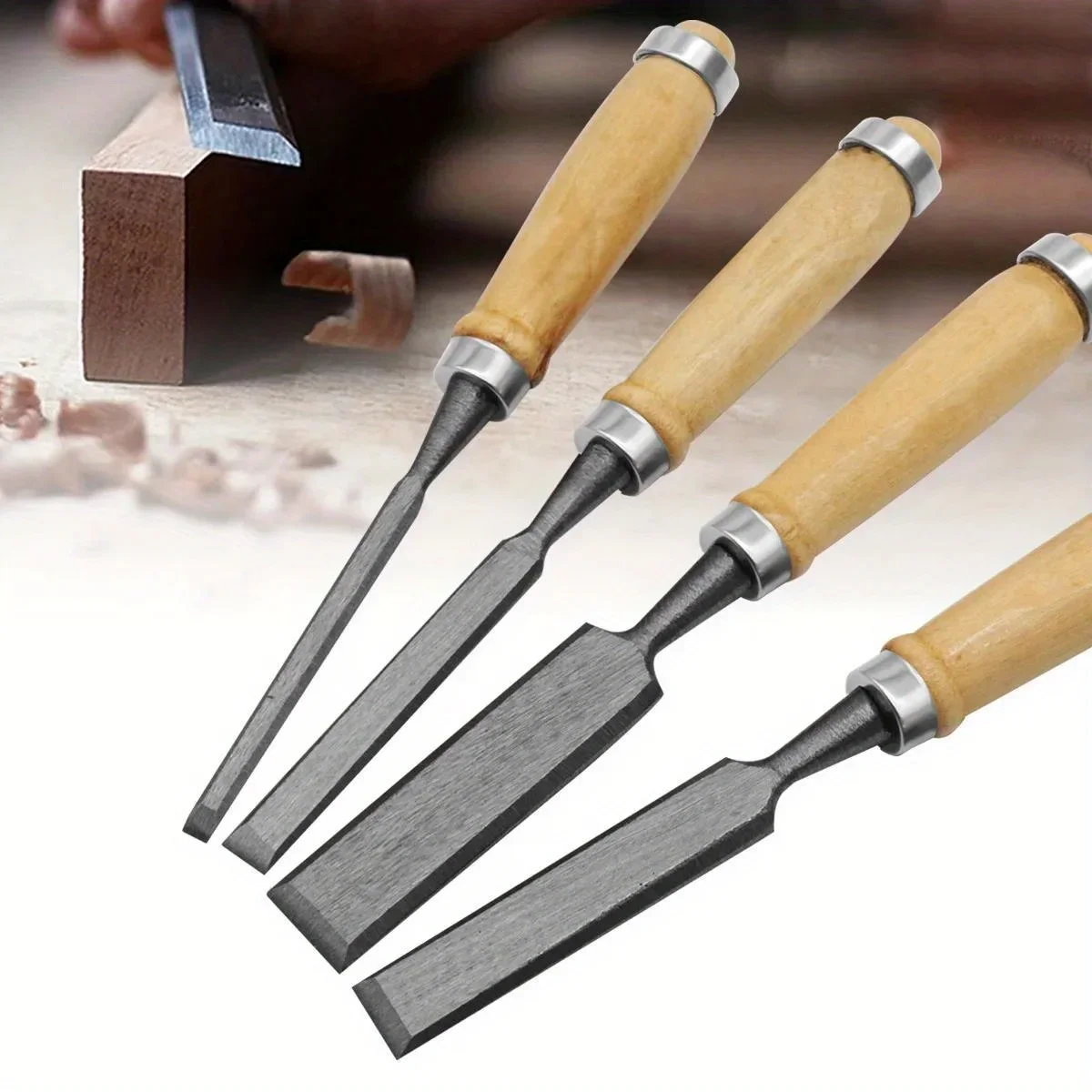 Confortável Beech Handle Cinze - Wood Chisel Set avaliação e preço