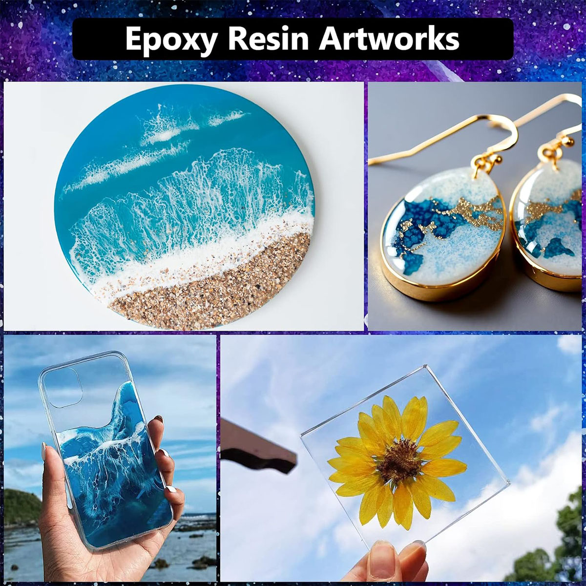 Kit de resina epóxi cristalina - Woodworking Resin avaliação e preço